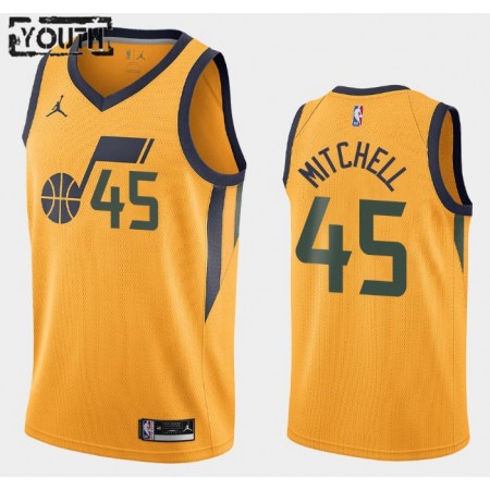 Camiseta Niños Utah Jazz Donovan Mitchell 45 2020-21 Jordan Brand Statement Edition Swingman
